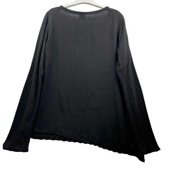 Anthropologie Left Of Center Blk Asymmetrical Avant-Garde‎ Inspired Hem - Picture 4 of 6